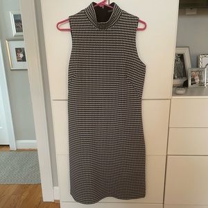 J McLaughlin sleeveless black/tan dress, worn twice.